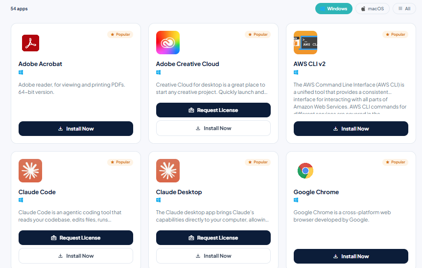 App Catalog